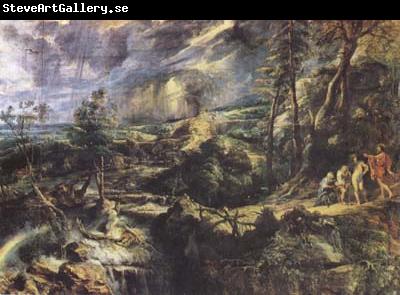 Peter Paul Rubens Stormy Landscape with Philemon und Baucis(mk08)